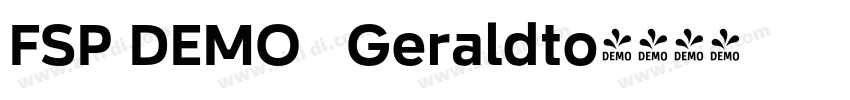 FSP DEMO   Geraldto字体转换